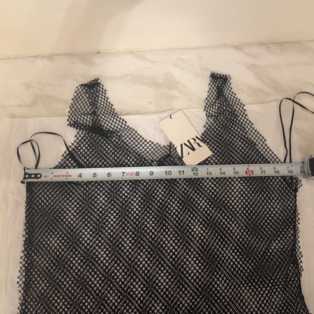 Zara Rhinestone Mesh Dress - Picture 5 of 5